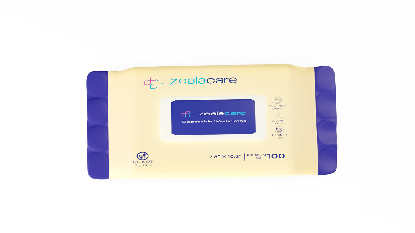 Zealacare Premium Adult Wipes (Case of 6)